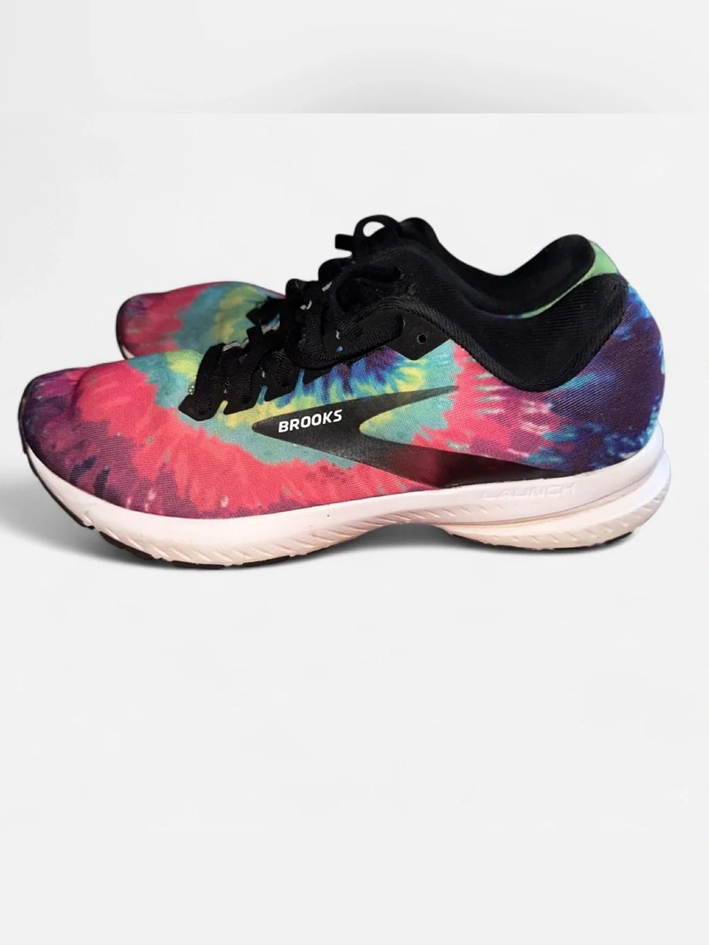 Brooks Launch 9 Rock n Roll Tie Dye multicoloured running shoes